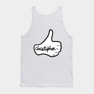 Men name Christopher Tank Top